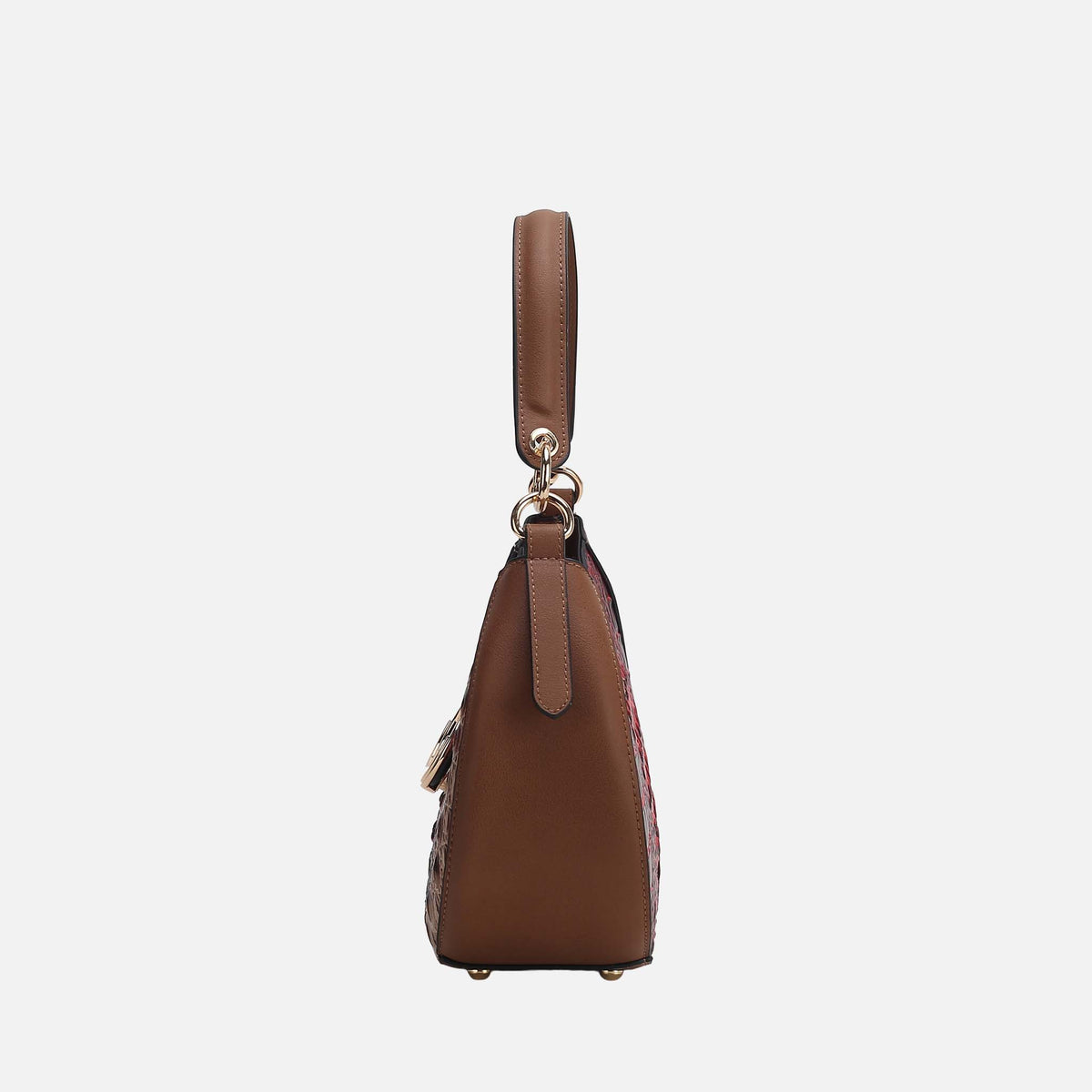Jain Croc-Embossed Shoulder Bag
