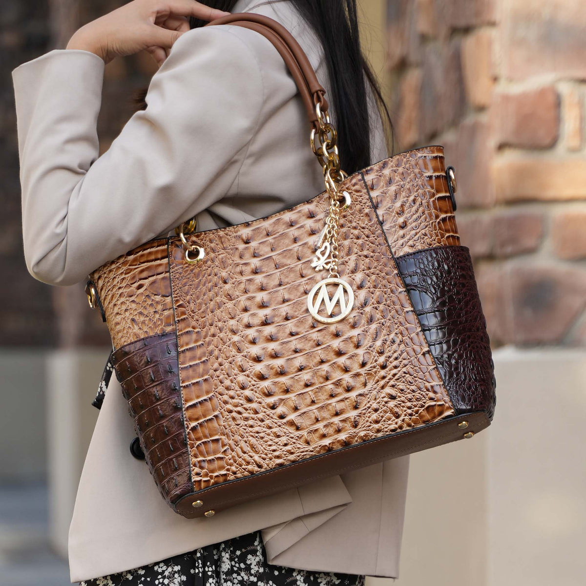 Merlina Tote Bag and Wallet Set