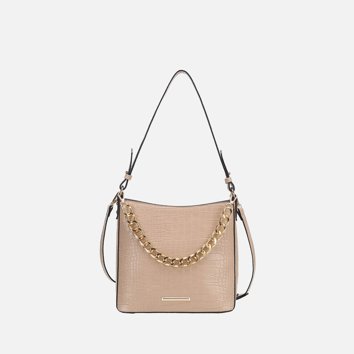 Bizzy Embossed Shoulder Bag