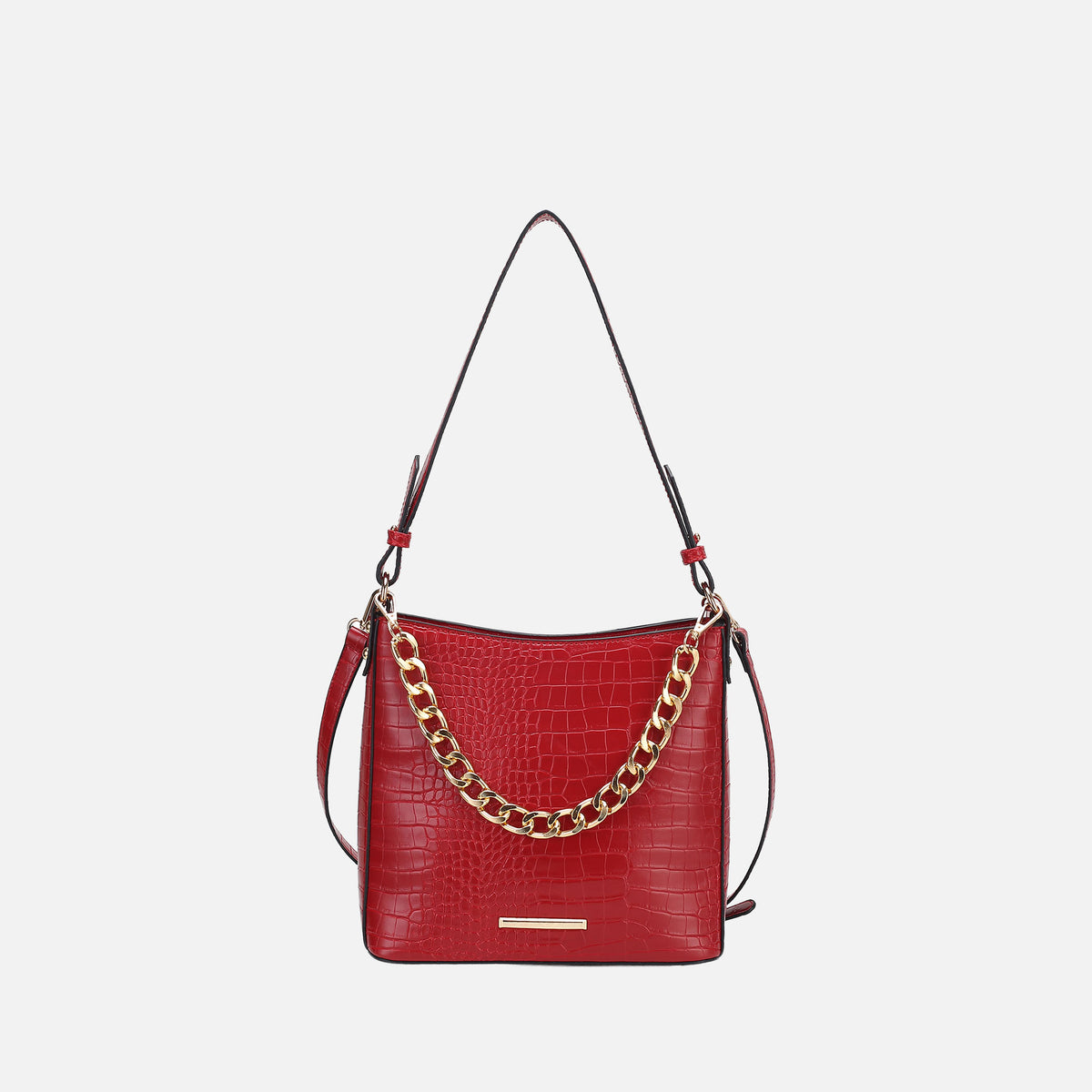 Bizzy Embossed Shoulder Bag