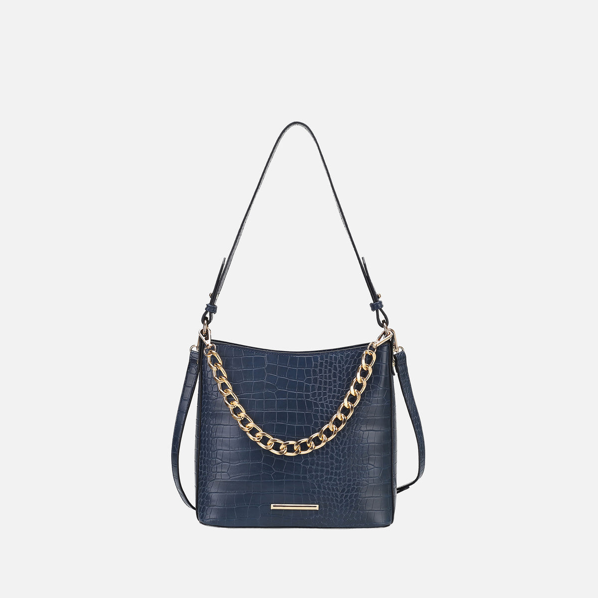 Bizzy Embossed Shoulder Bag