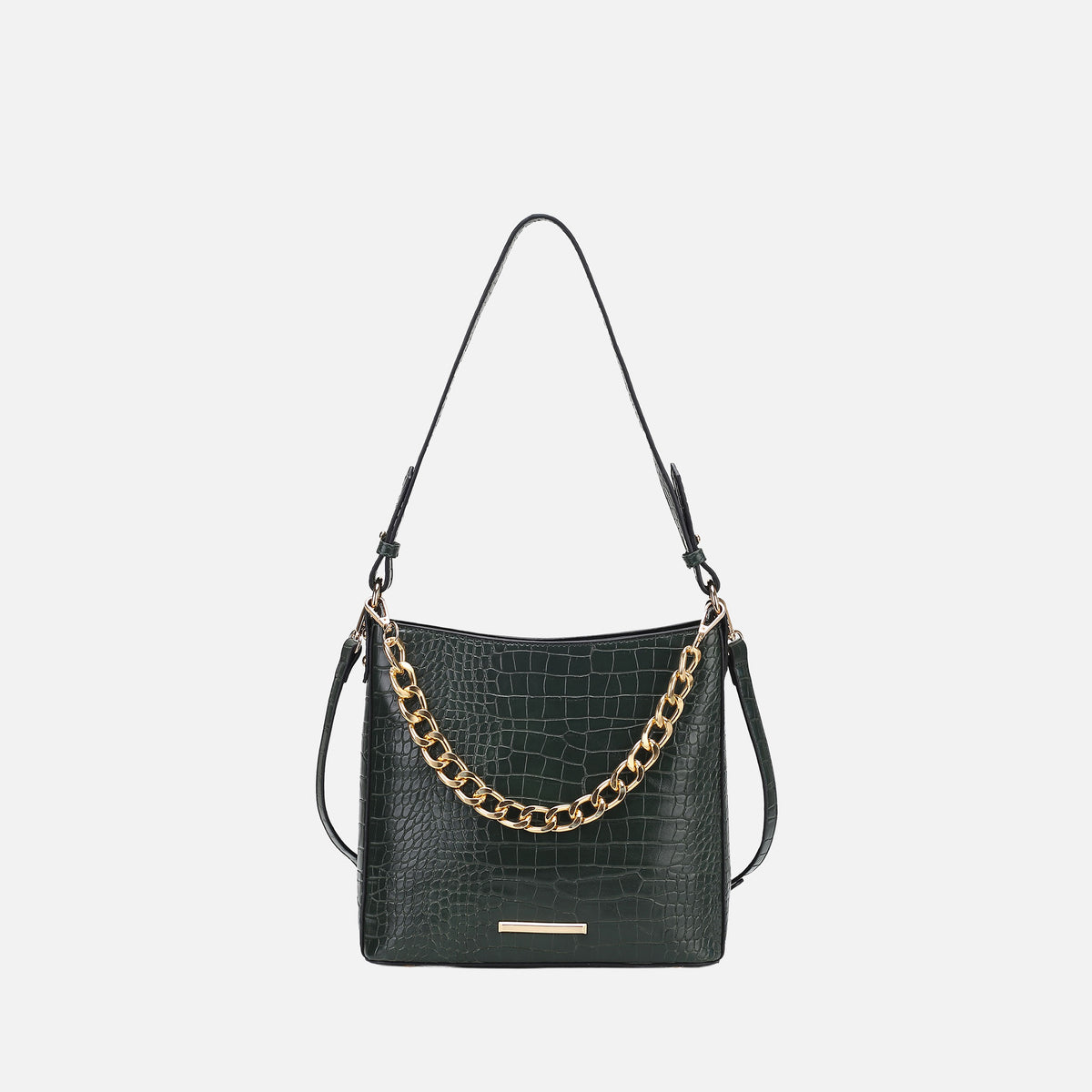 Bizzy Embossed Shoulder Bag