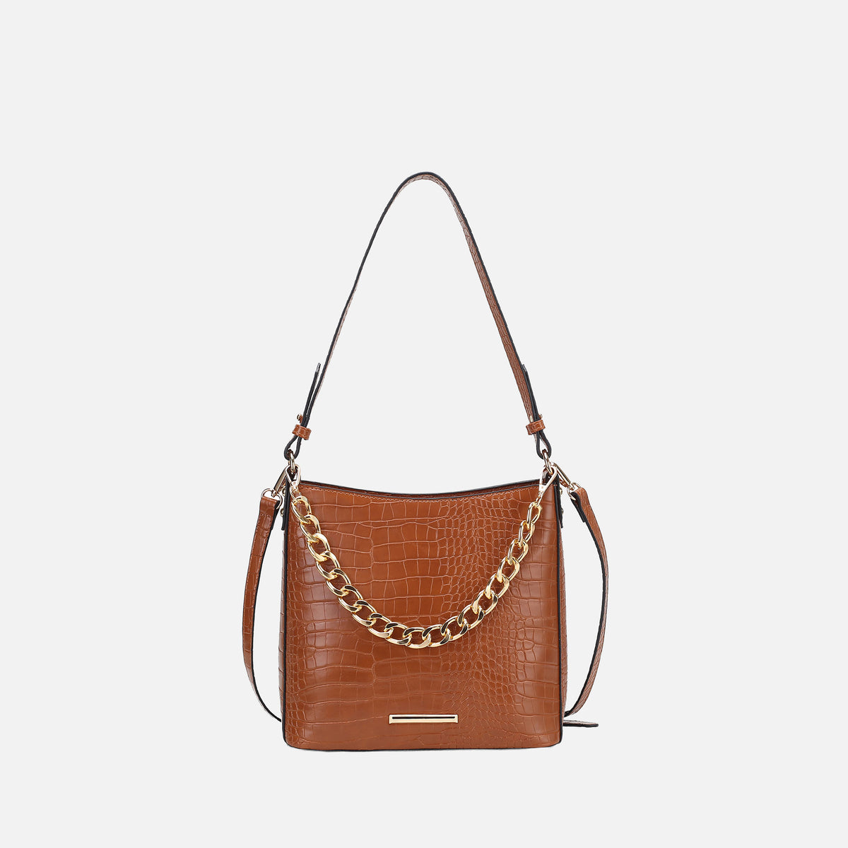Bizzy Embossed Shoulder Bag