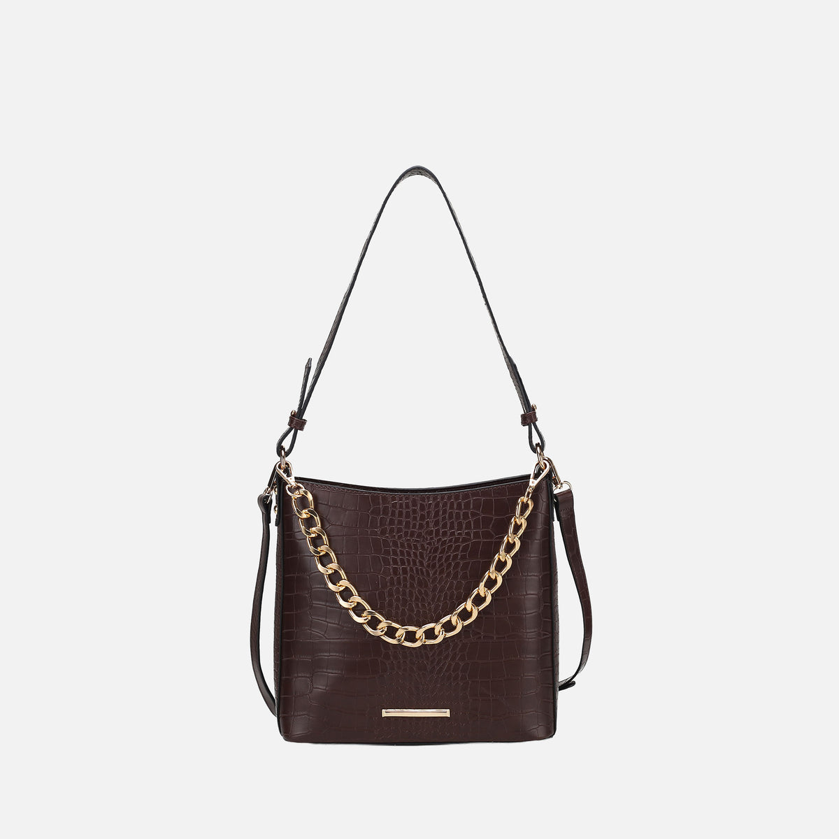 Bizzy Embossed Shoulder Bag