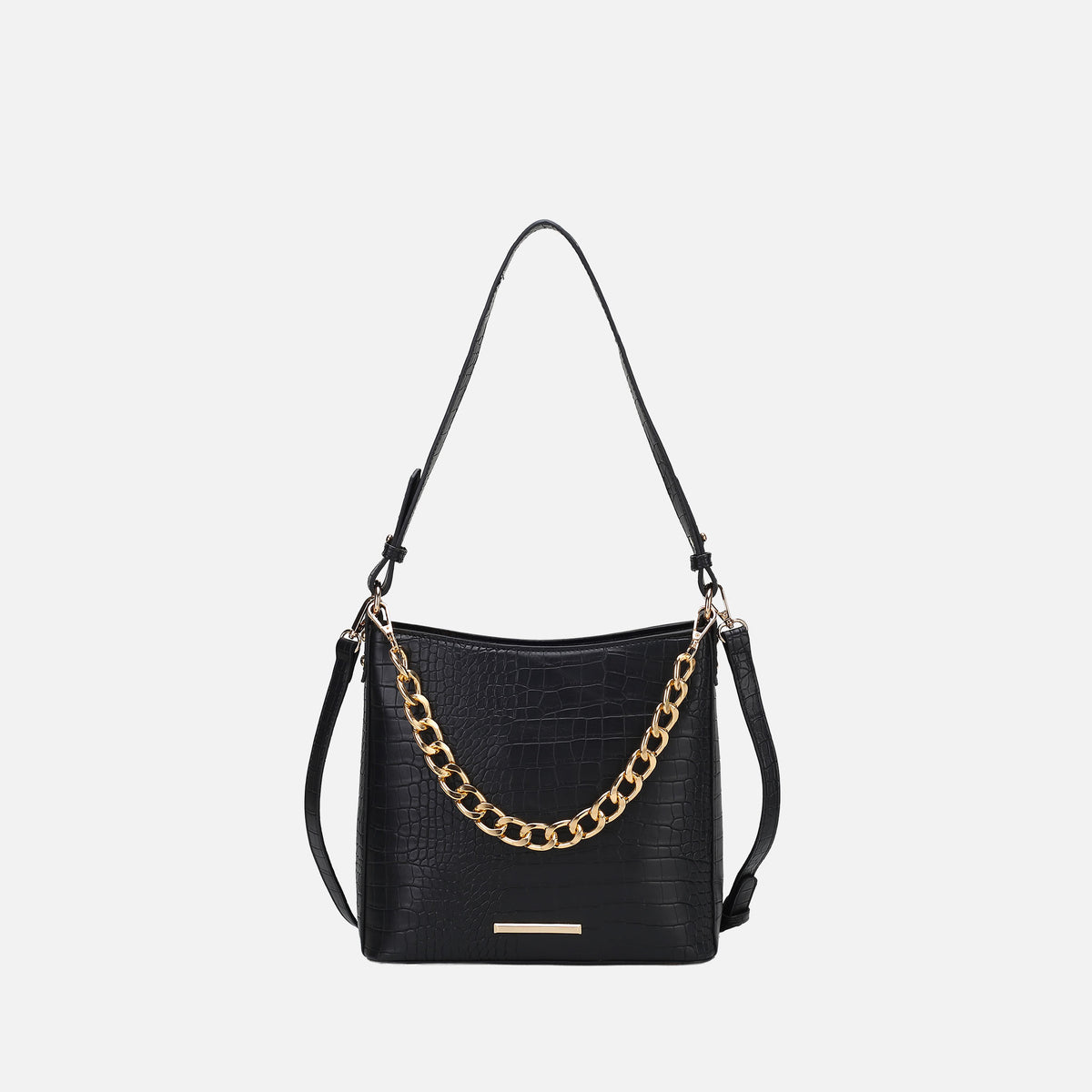Bizzy Embossed Shoulder Bag