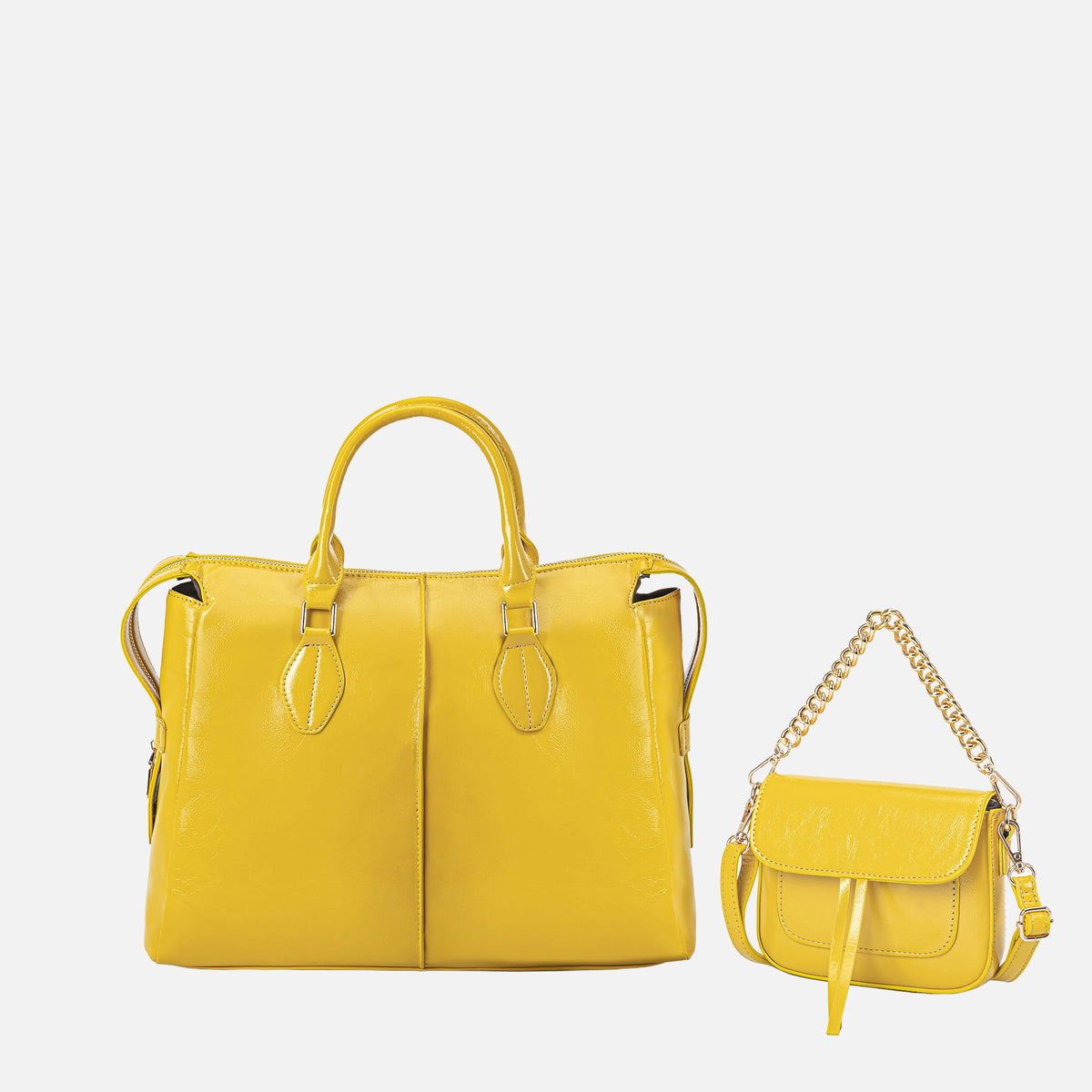 Yareli Tote Bag  with Mini Bag- 2-piece set