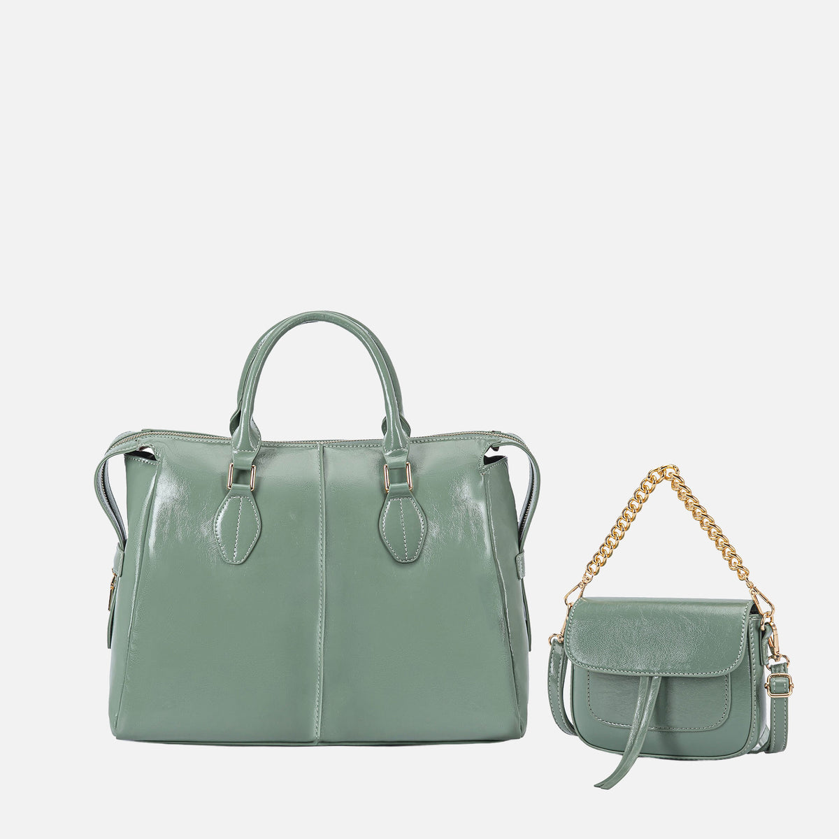 Yareli Tote Bag  with Mini Bag- 2-piece set