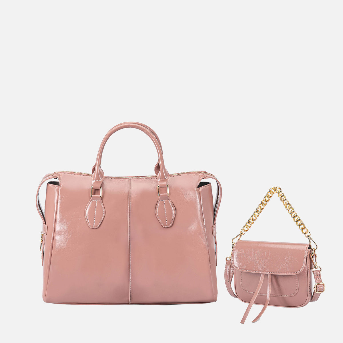 Yareli Tote Bag  with Mini Bag- 2-piece set