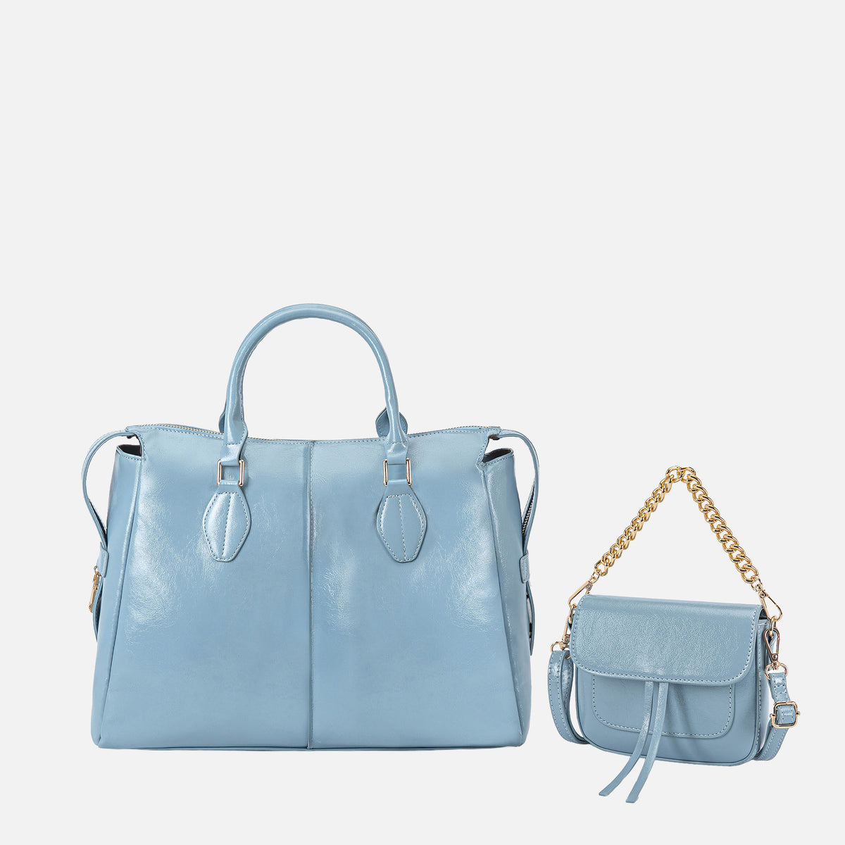Yareli Tote Bag  with Mini Bag- 2-piece set