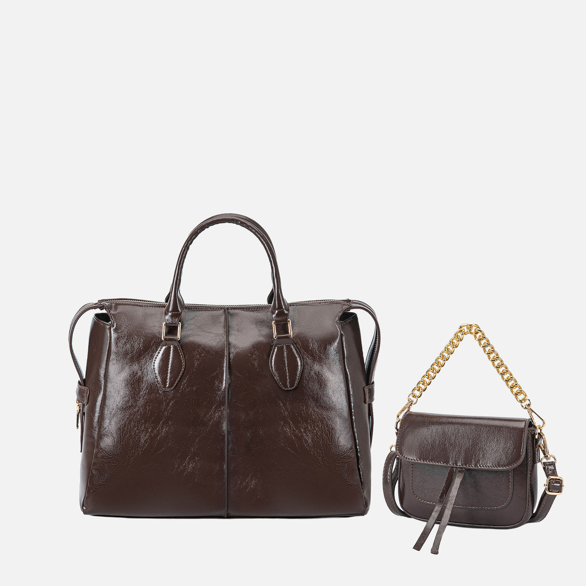 Yareli Tote Bag  with Mini Bag- 2-piece set