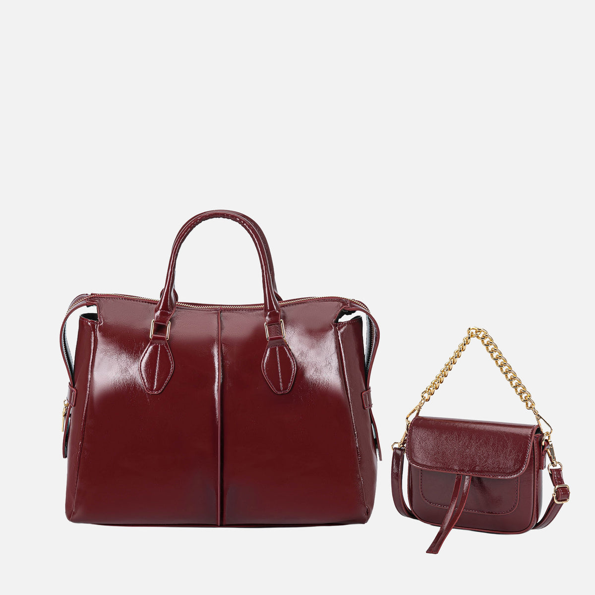 Yareli Tote Bag  with Mini Bag- 2-piece set