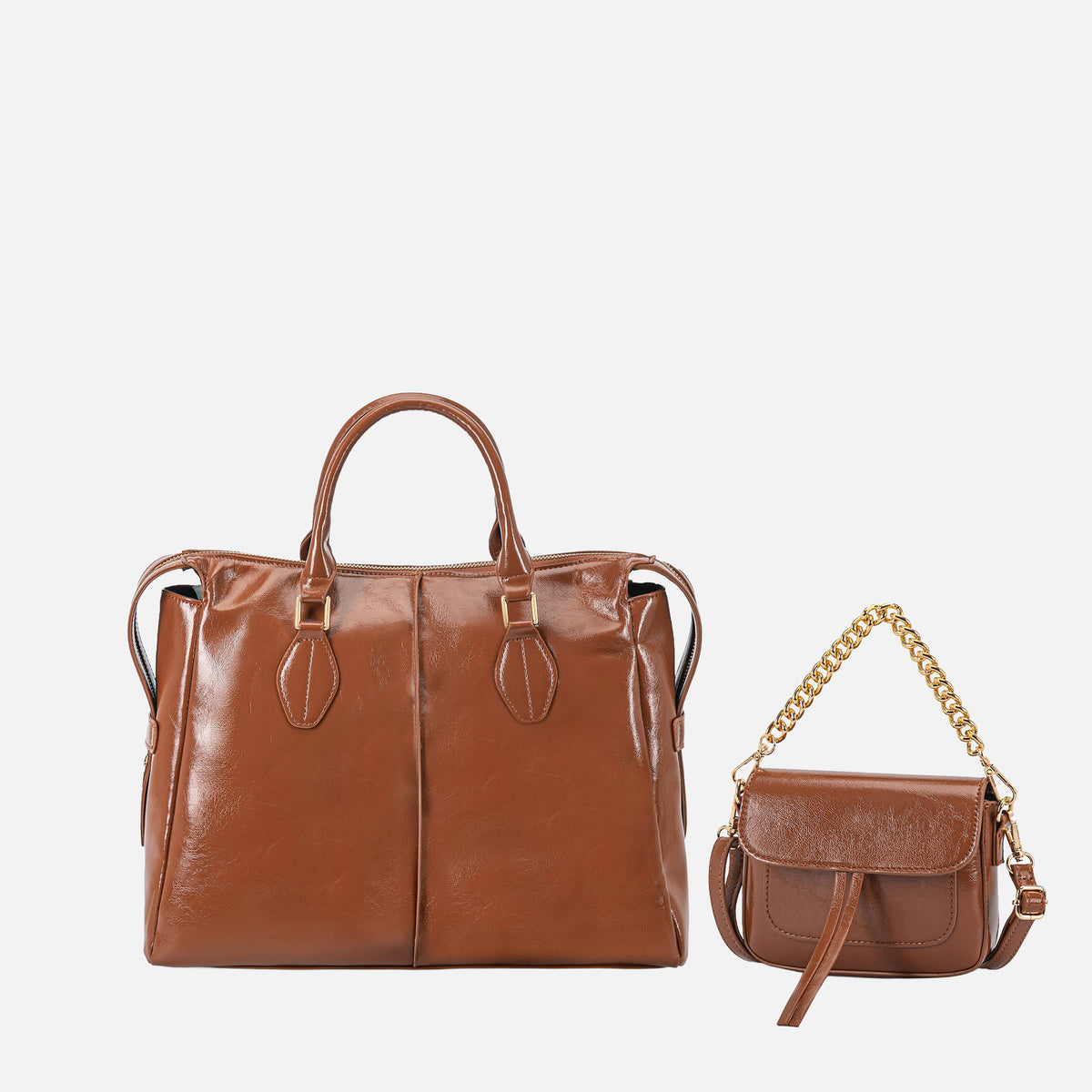 Yareli Tote Bag  with Mini Bag- 2-piece set