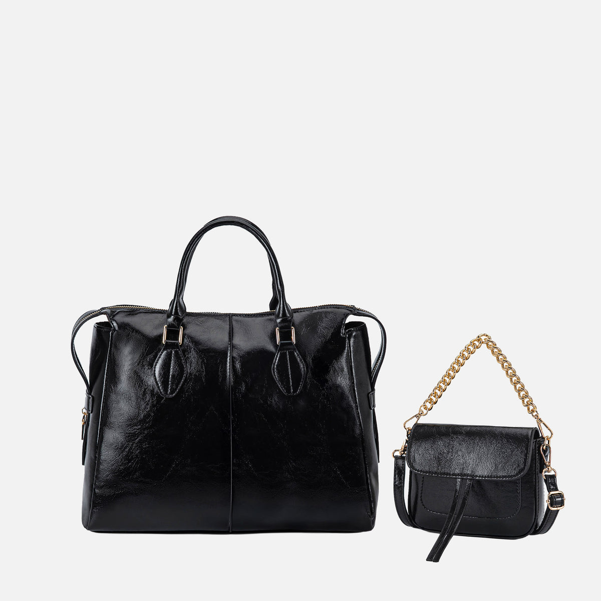 Yareli Tote Bag  with Mini Bag- 2-piece set