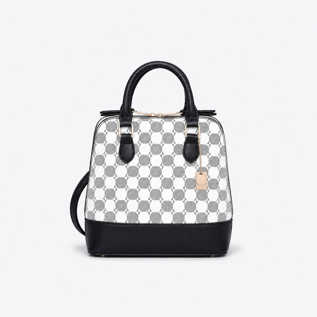 Marjorie Circular Print Satchel Bag