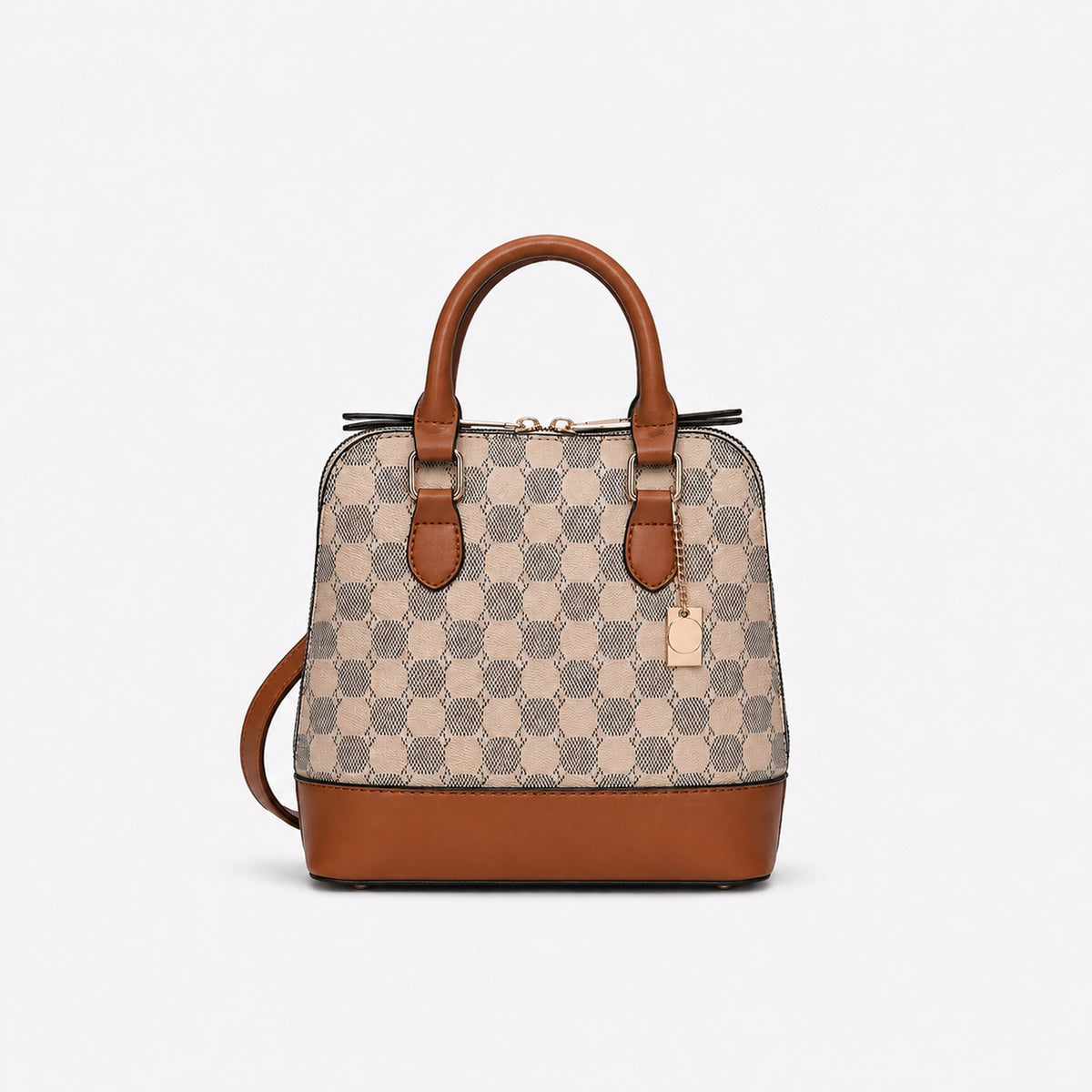 Marjorie Circular Print Satchel Bag