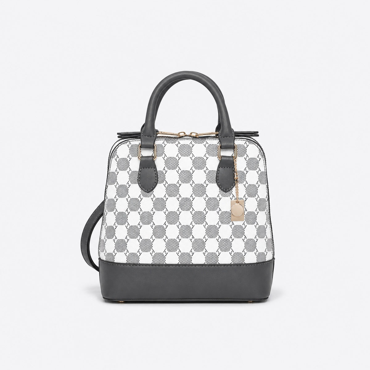 Marjorie Circular Print Satchel Bag