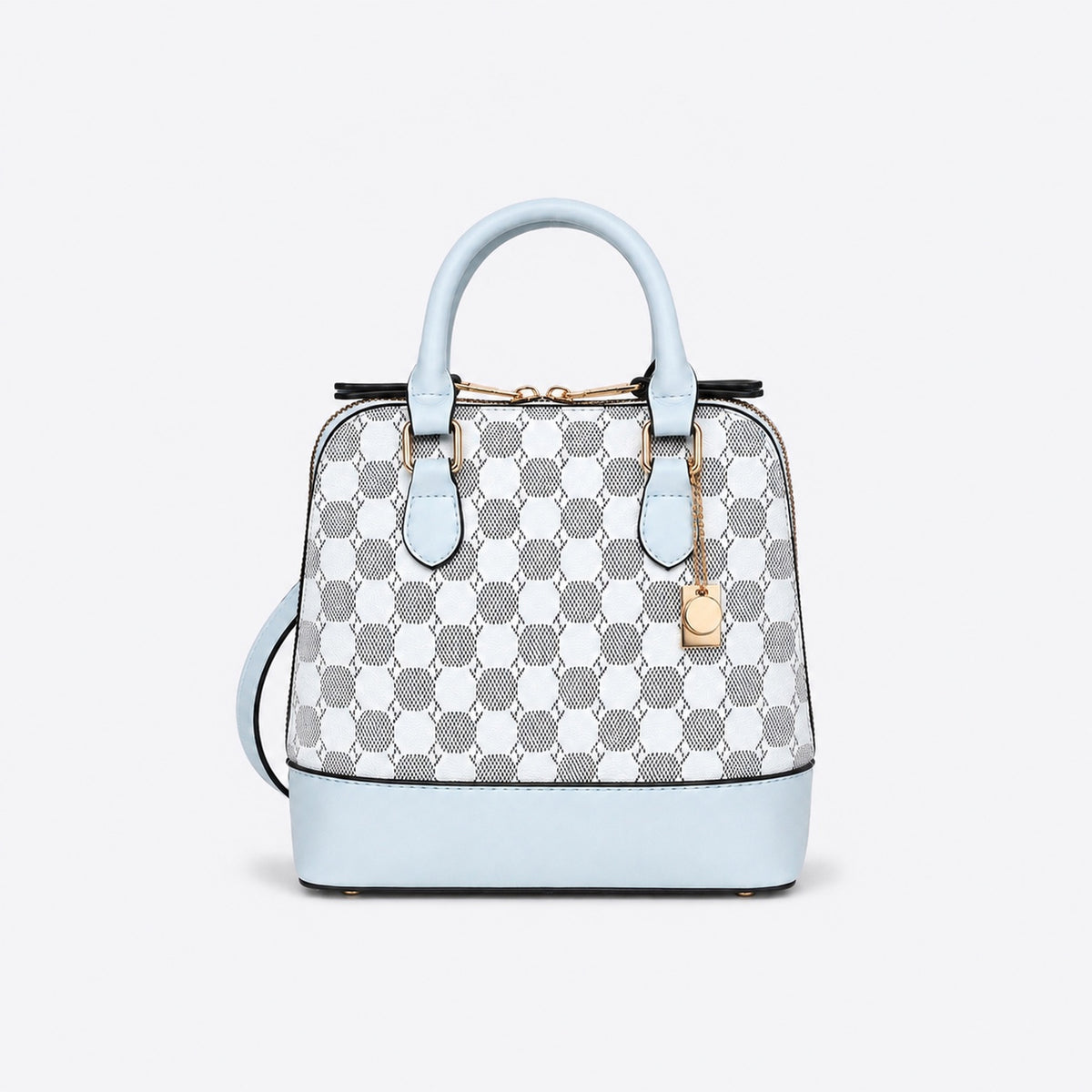 Marjorie Circular Print Satchel Bag