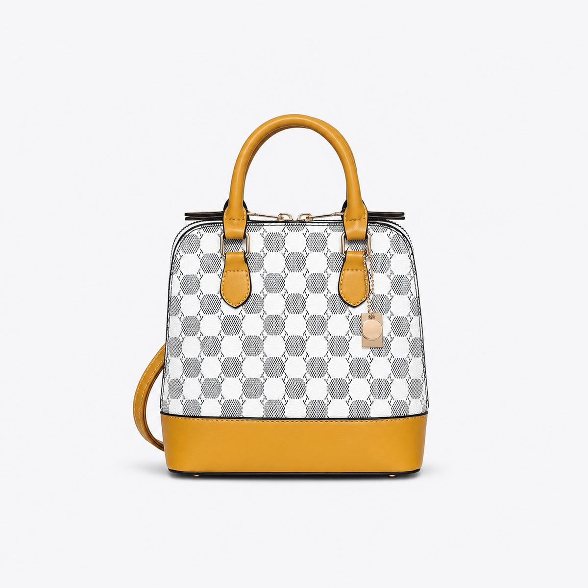 Marjorie Circular Print Satchel Bag