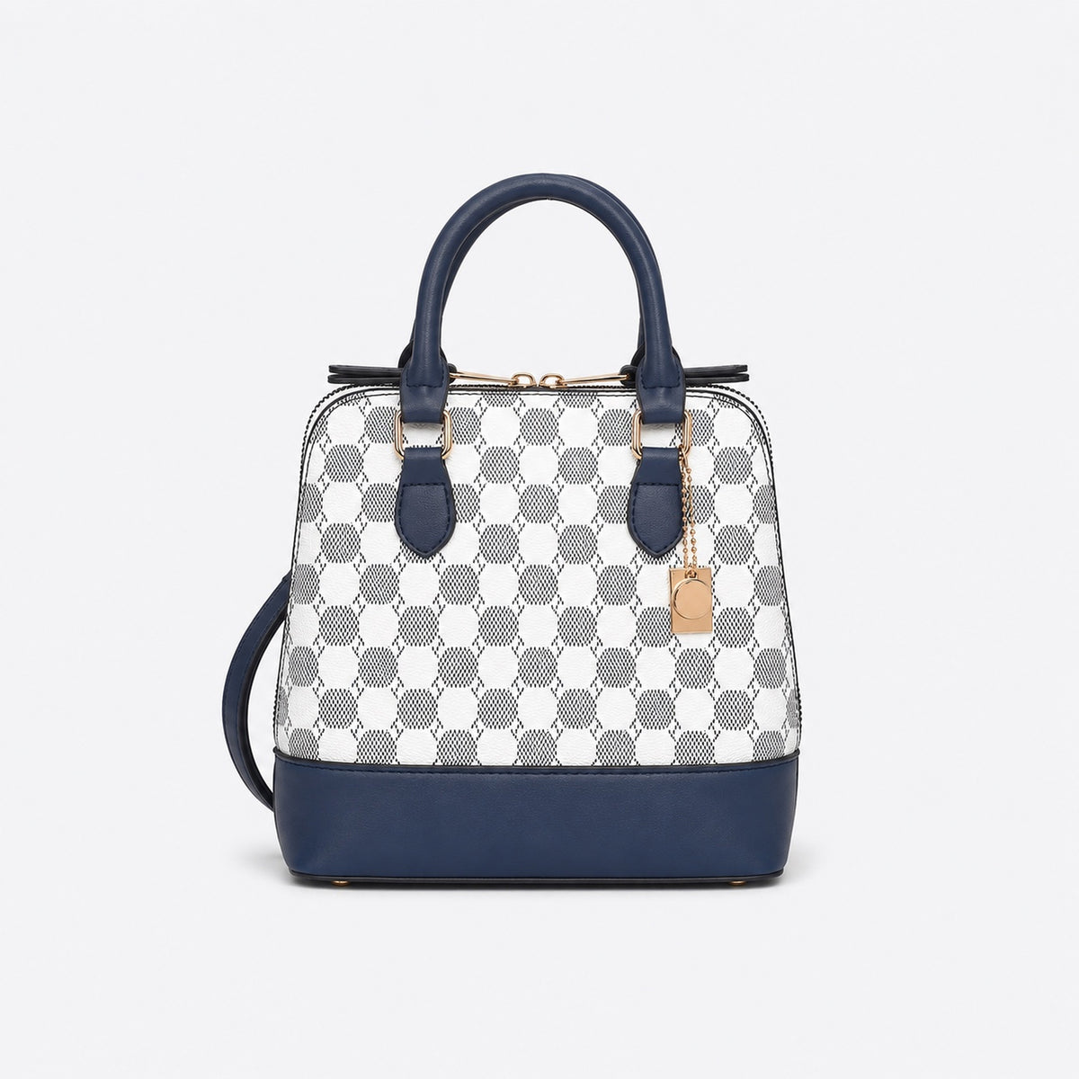 Marjorie Circular Print Satchel Bag