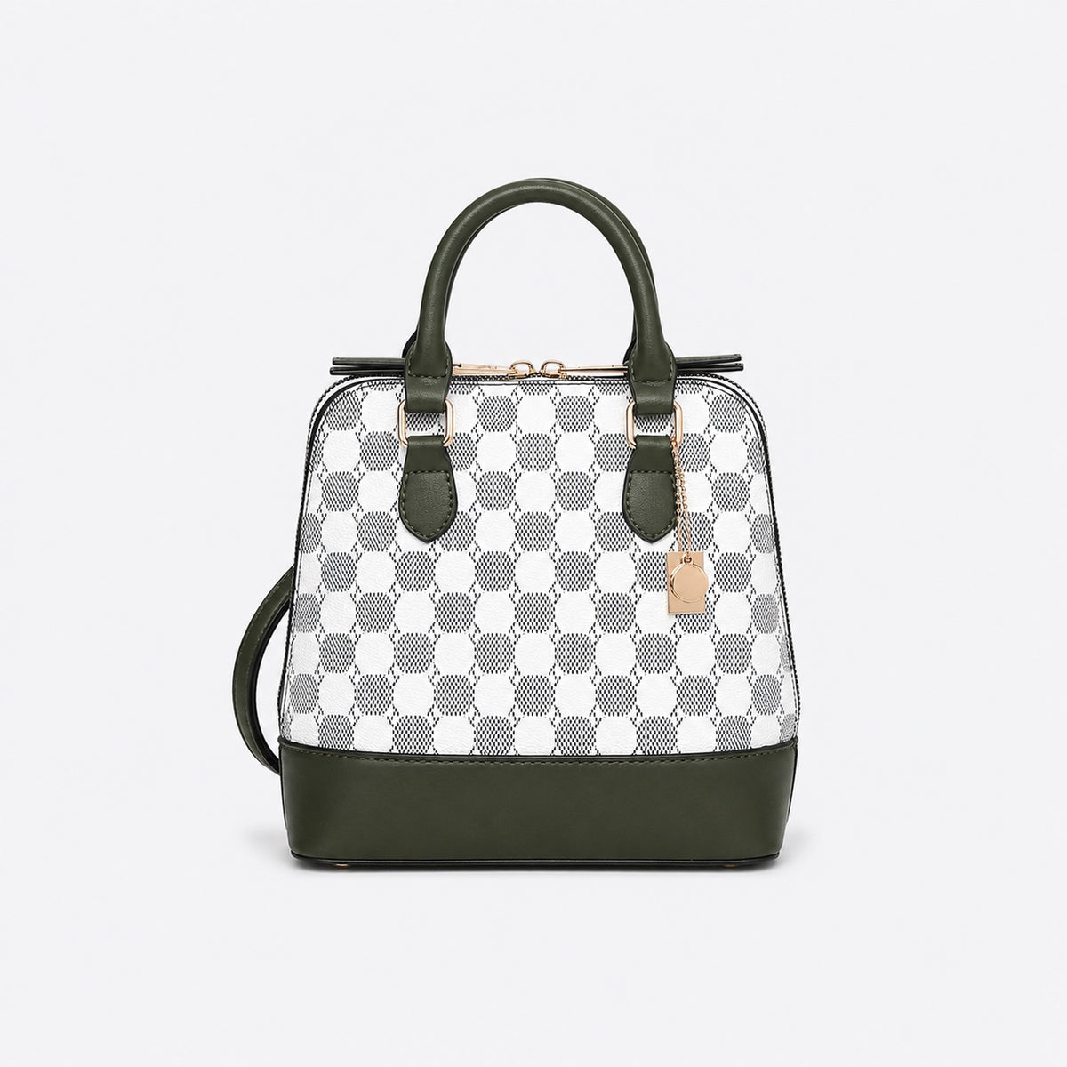 Marjorie Circular Print Satchel Bag
