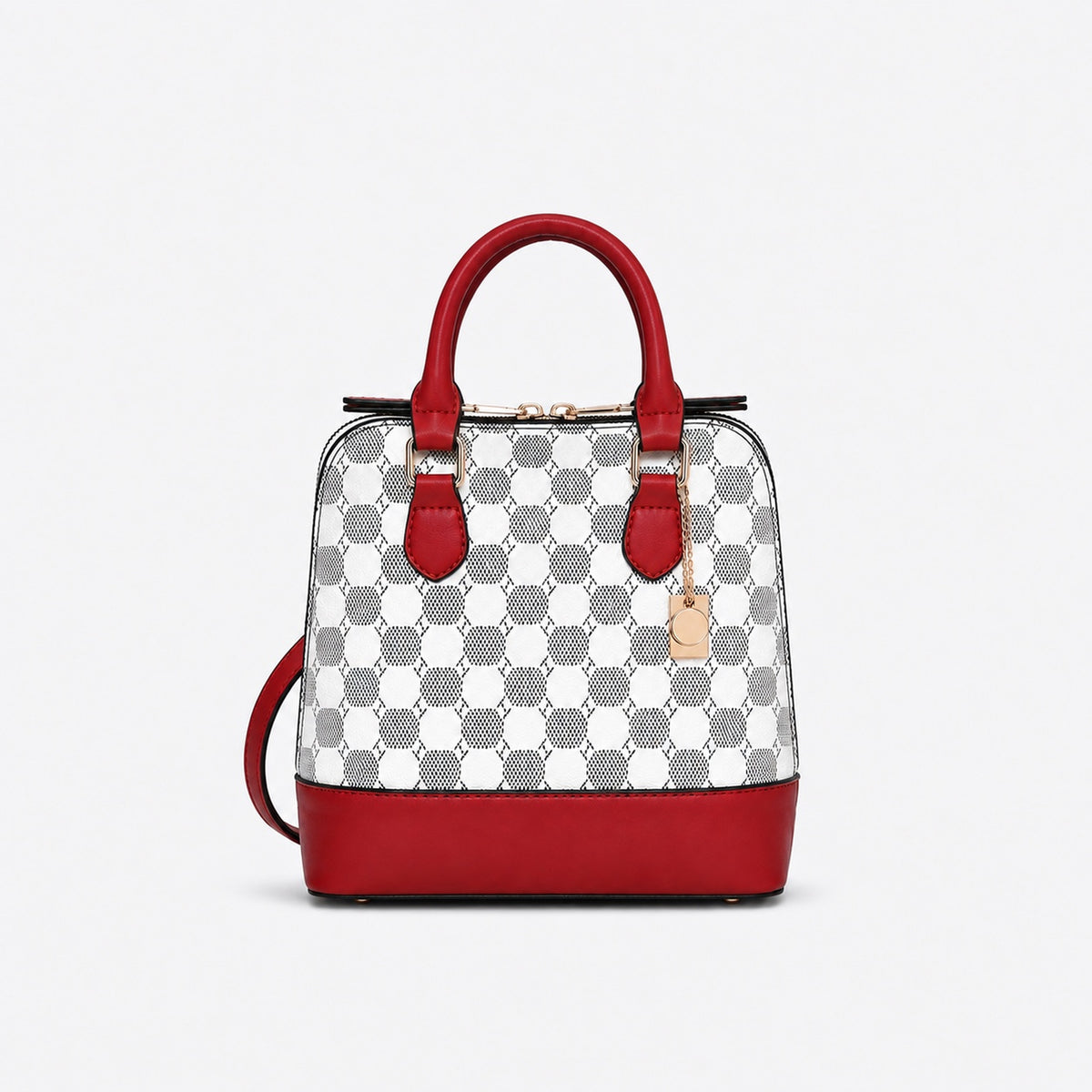 Marjorie Circular Print Satchel Bag