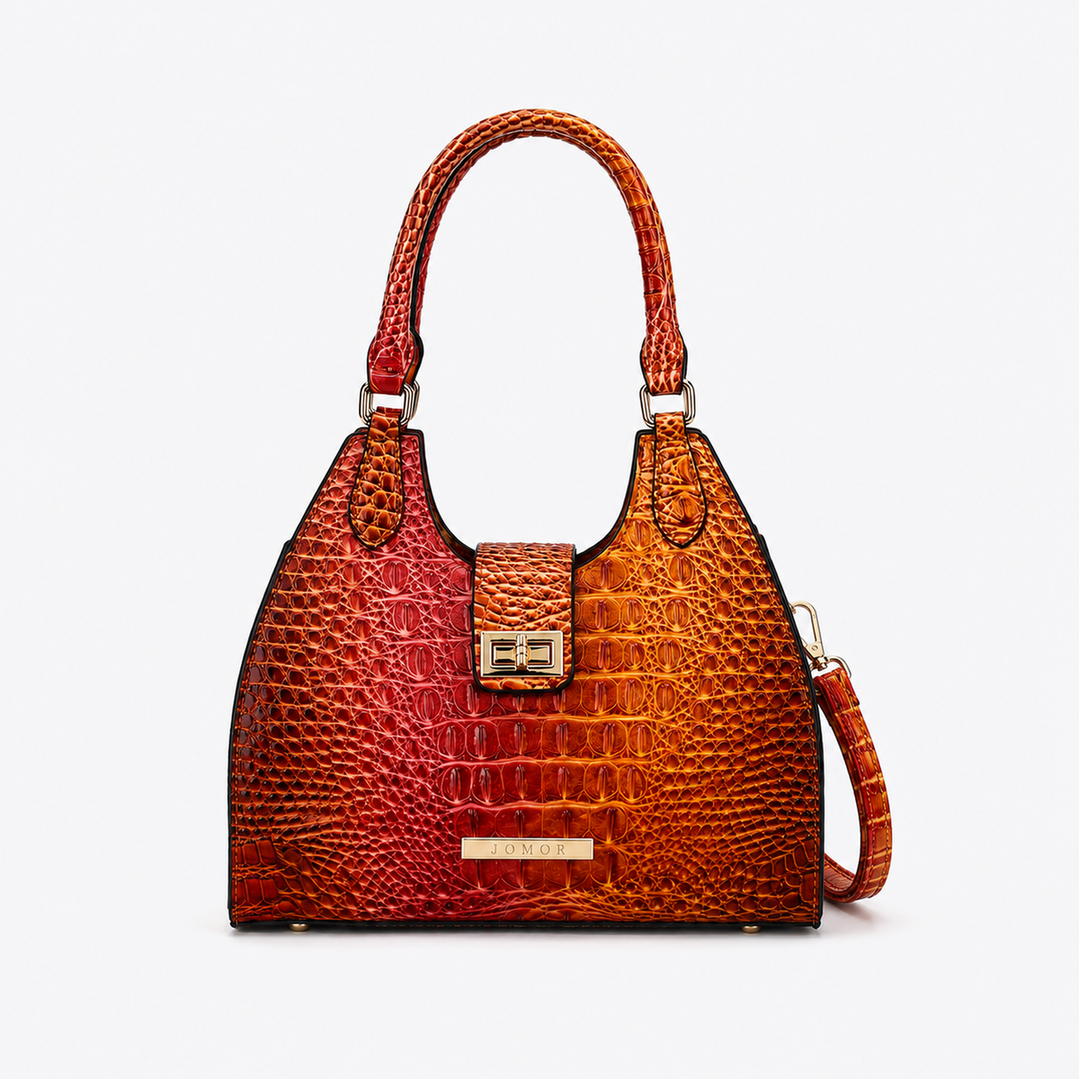 Ava Gradient Croc Tote Bag